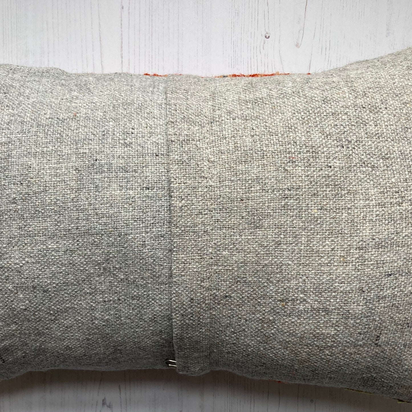 Vintage handwoven wool cushion #NS36