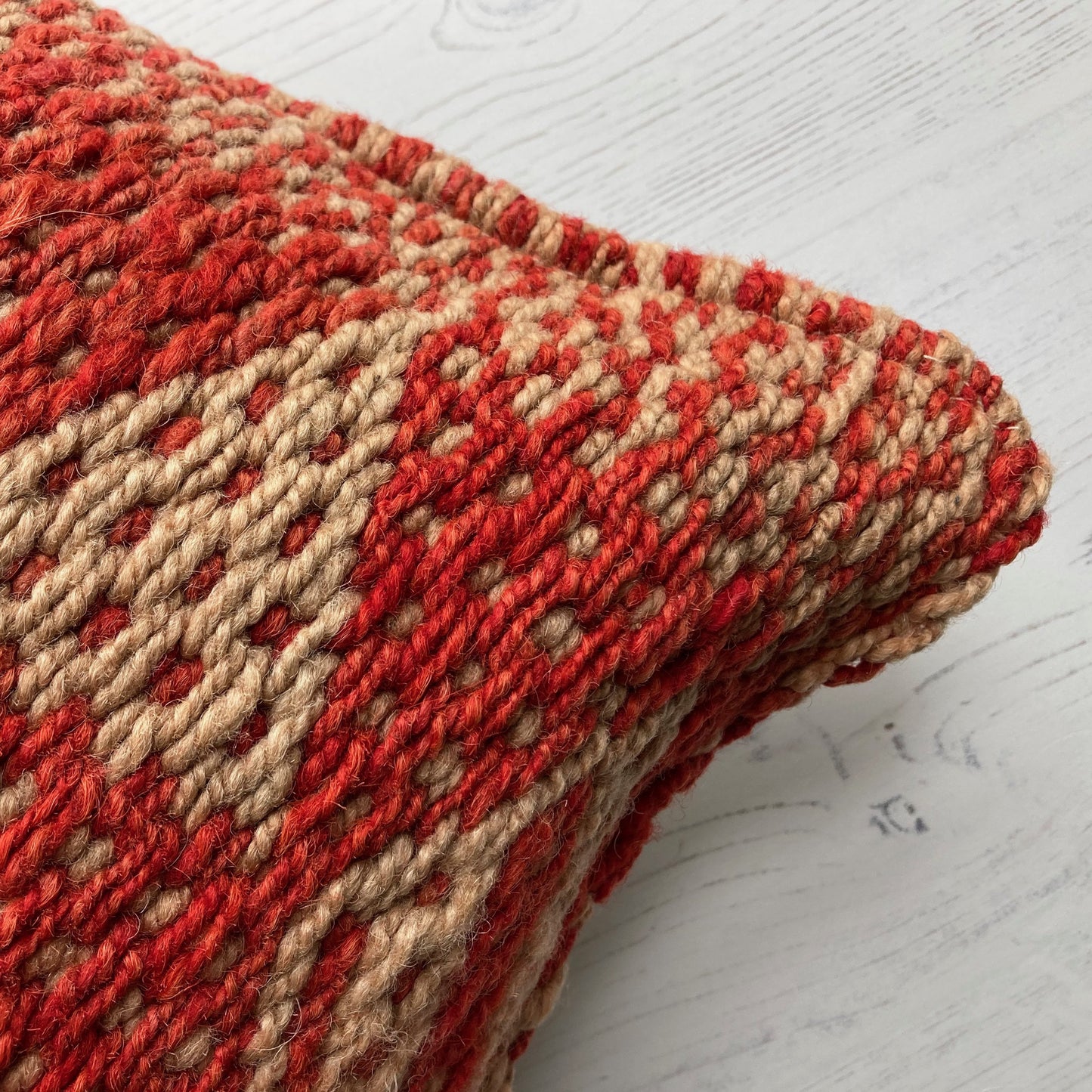 Vintage wool cushion #CO175