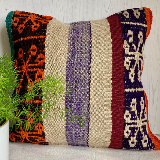 Vintage wool cushion #CO163