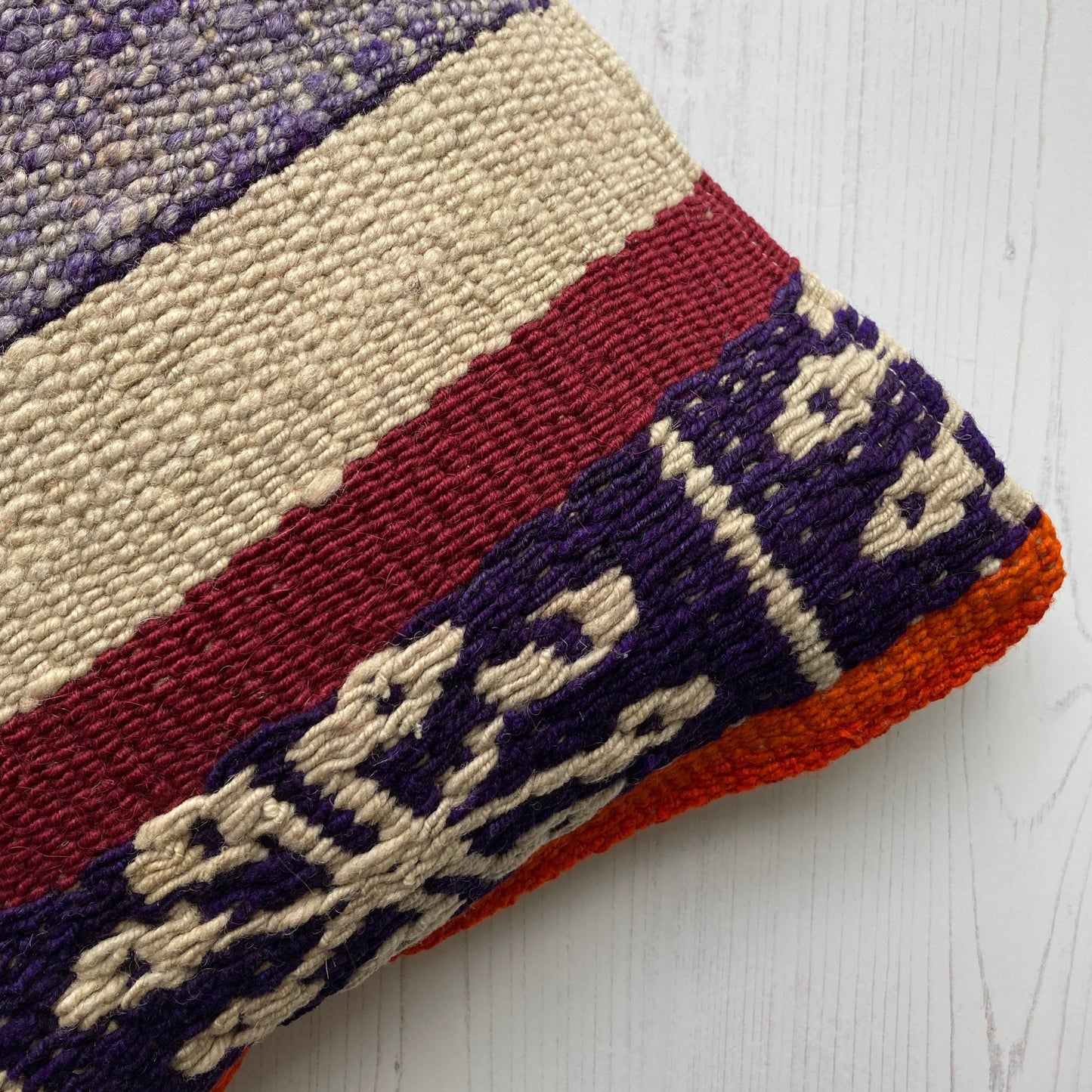 Vintage wool cushion #CO163