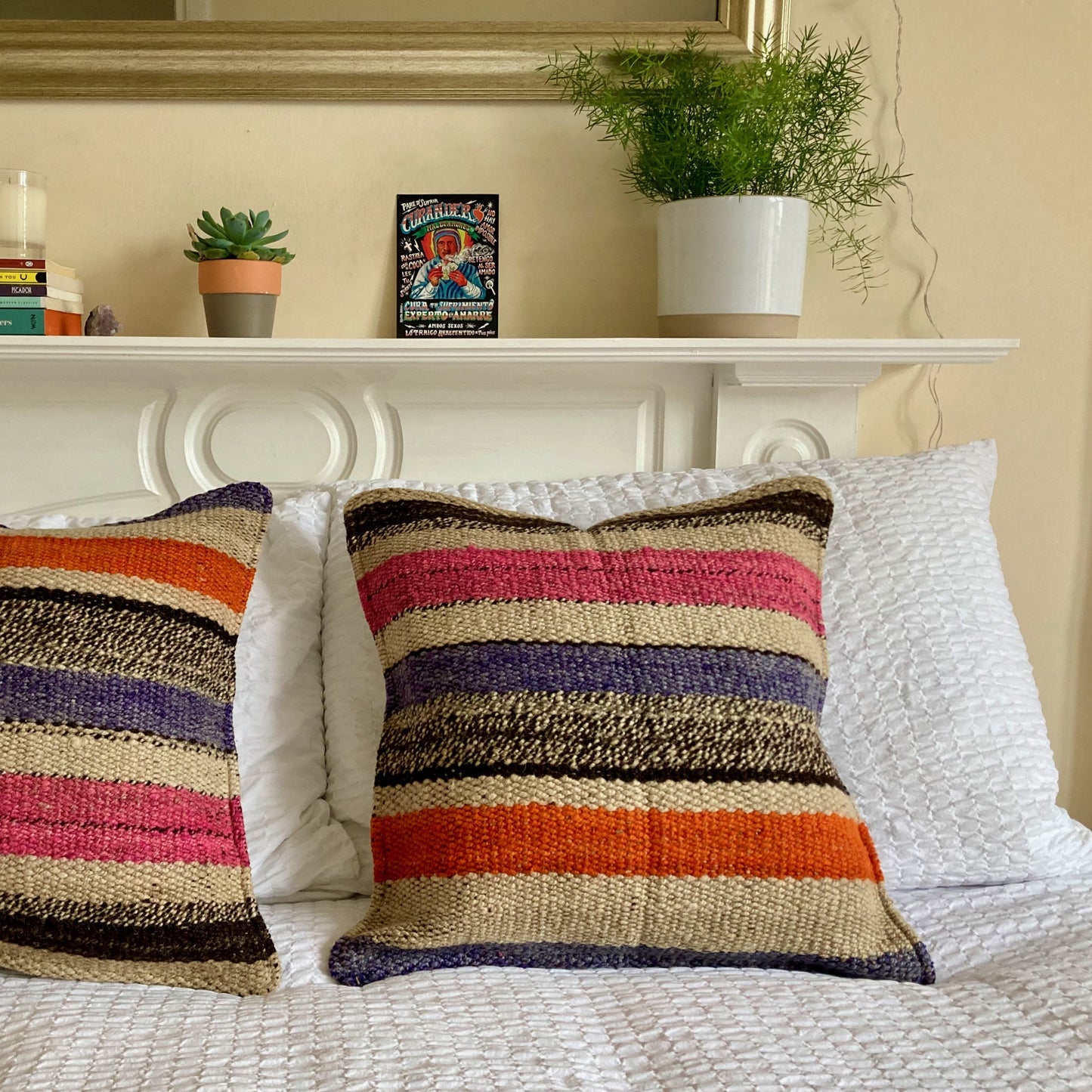 Vintage wool cushion #CO164