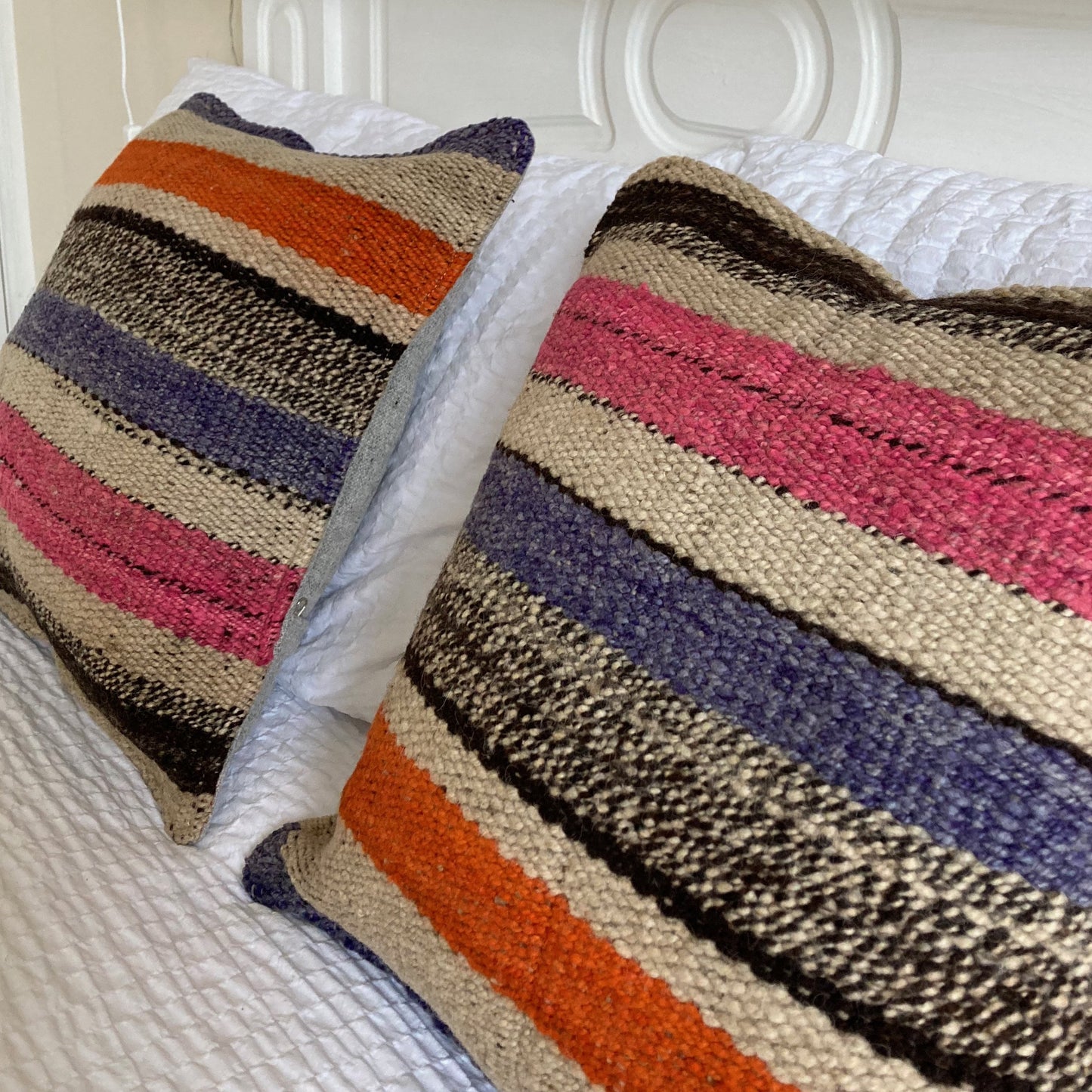 Vintage wool cushion #CO164