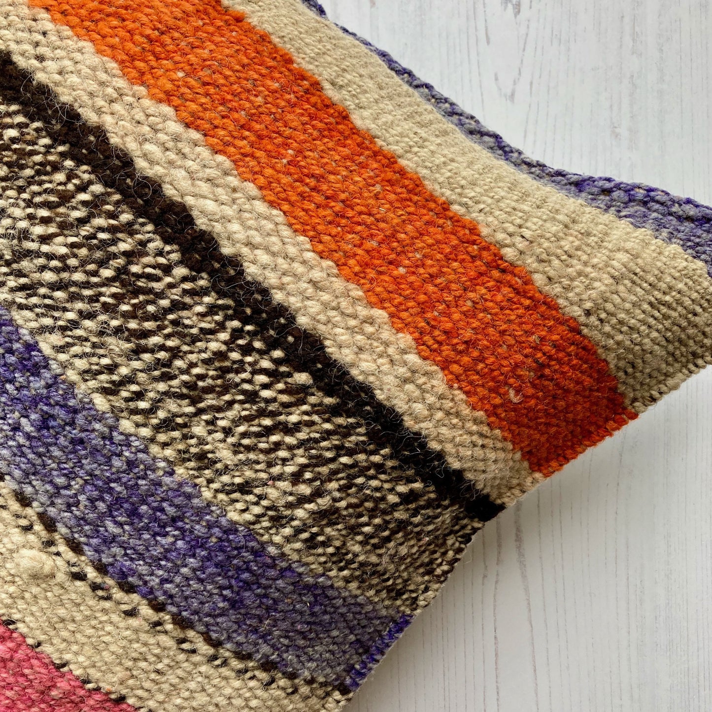 Vintage wool cushion #CO164