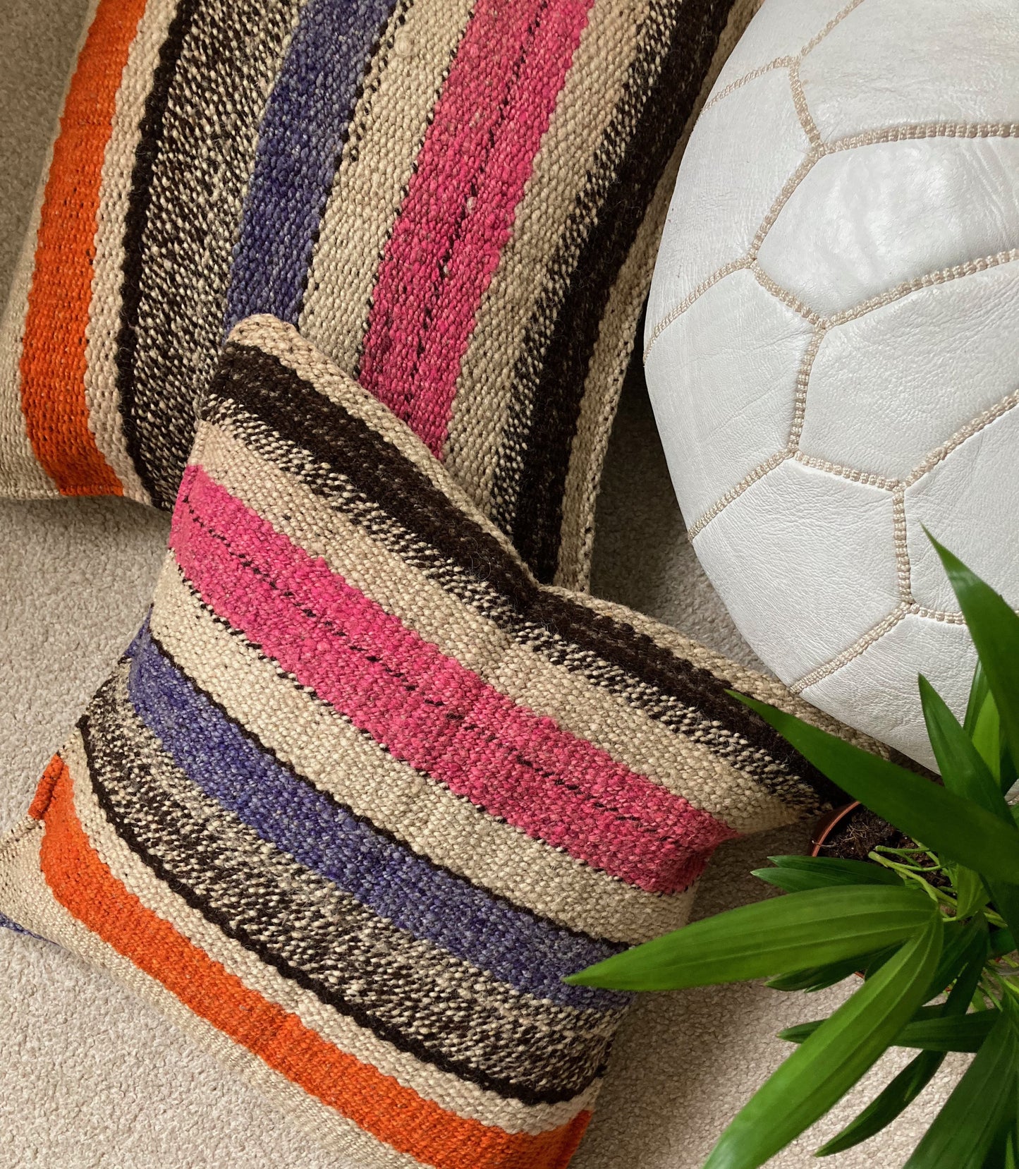 Vintage wool cushion #CO164