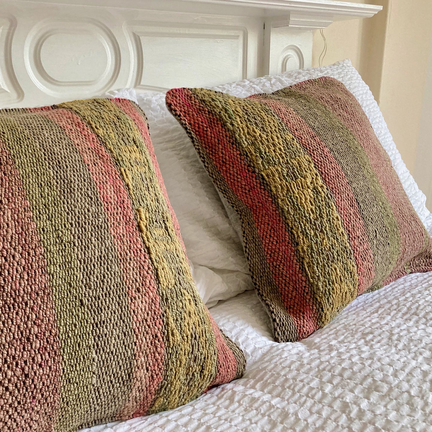 Vintage wool cushion #CO172