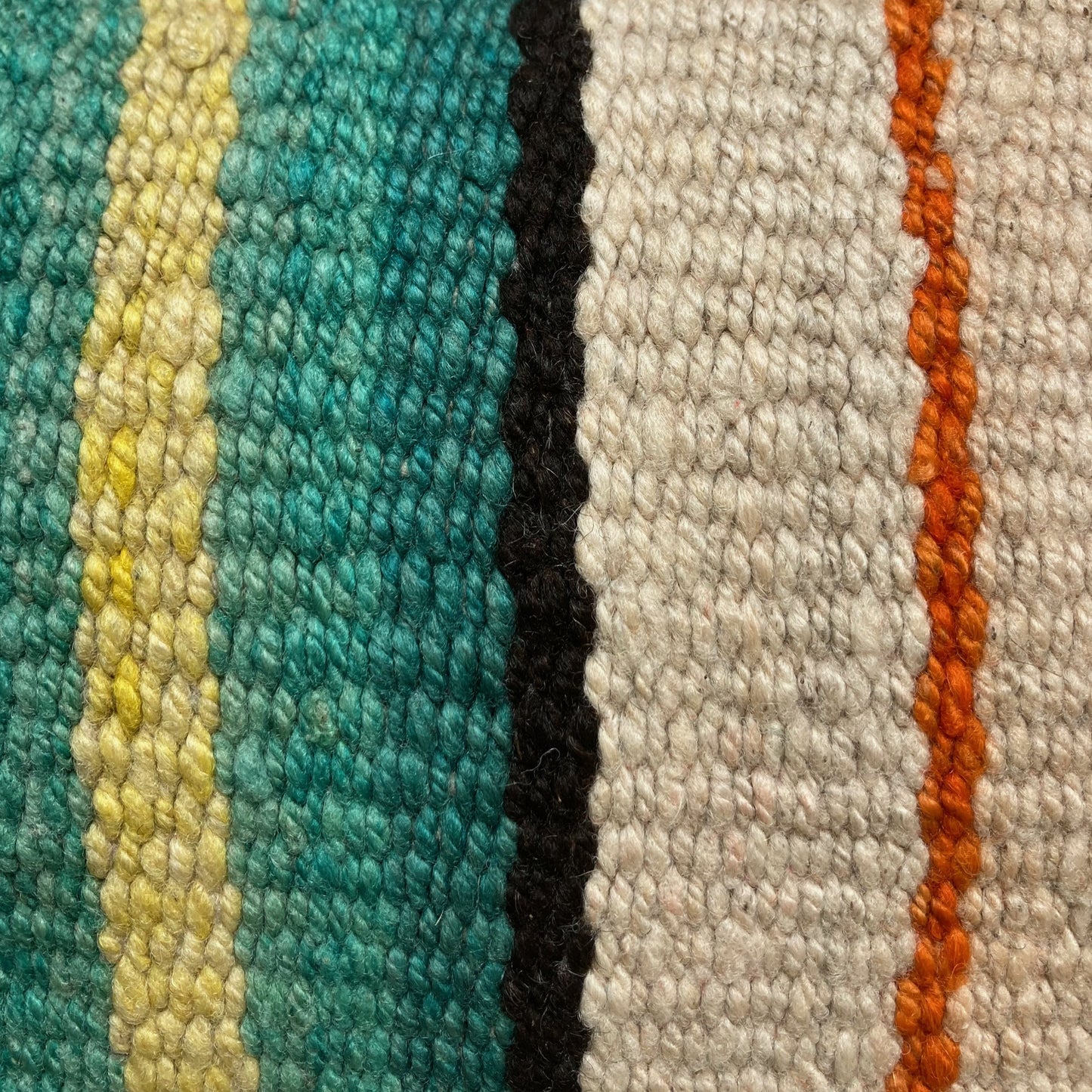 Vintage handwoven wool cushion #NS027