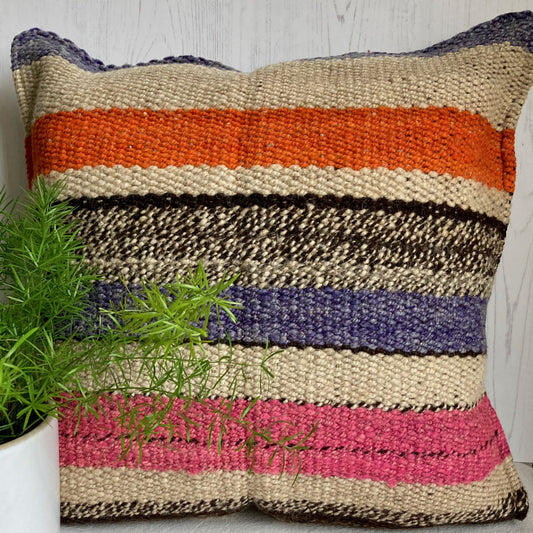 Vintage wool cushion #CO164